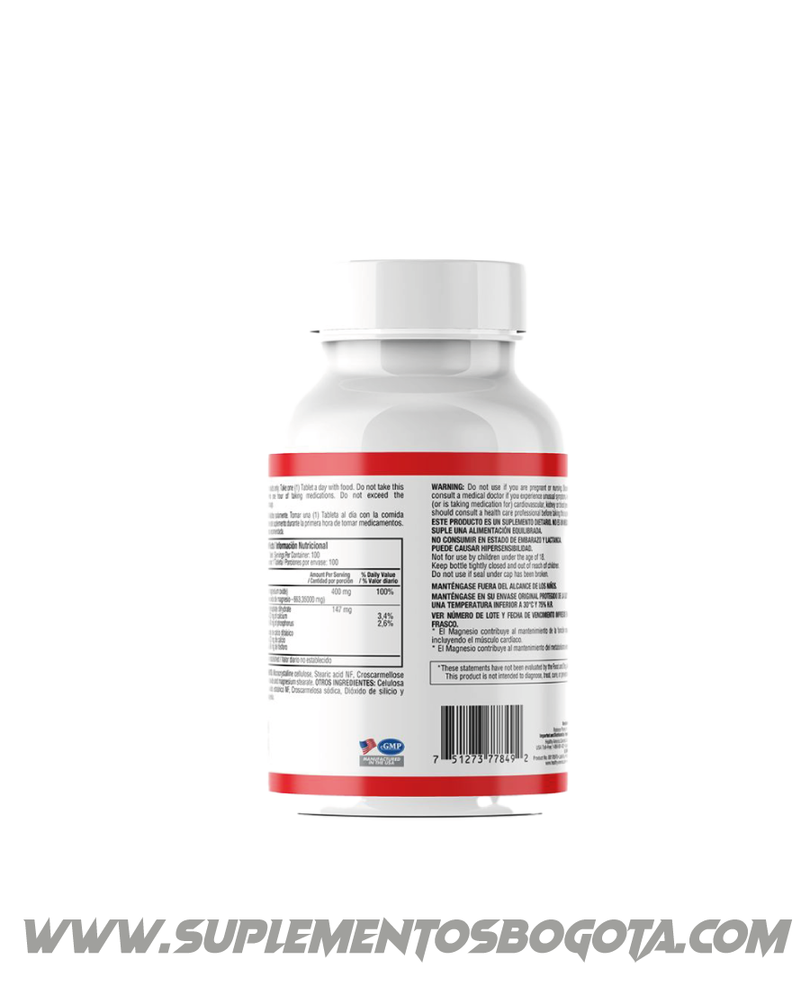 SUPER MAGNESIO - 100 CAPSULAS
