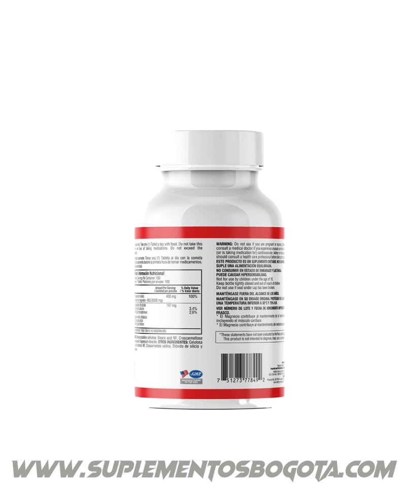 SUPER MAGNESIO - 100 CAPSULAS